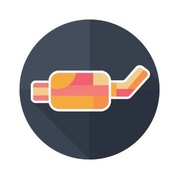 car exhaust pipe