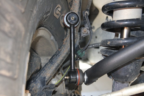 sway bar and the link